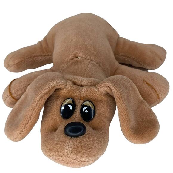 Vintage Tonka Pound Puppies Tan Brown Spots Plush Stuffed Dog W/Tan Newborn 1985 - Picture 5 of 8